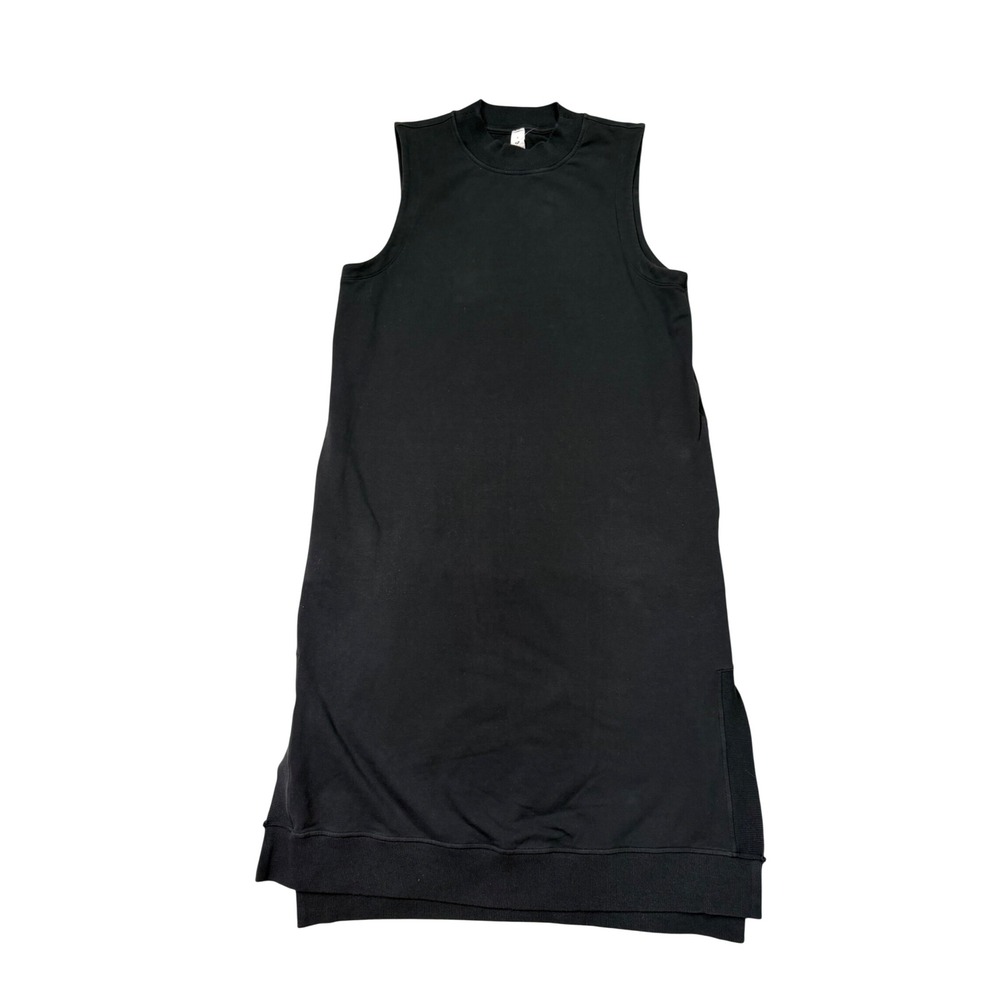 lulu lemon Sleeveless French Terry Dress Black Size 8